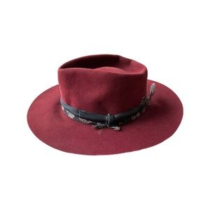Burgundy Nick Fouquet Hat